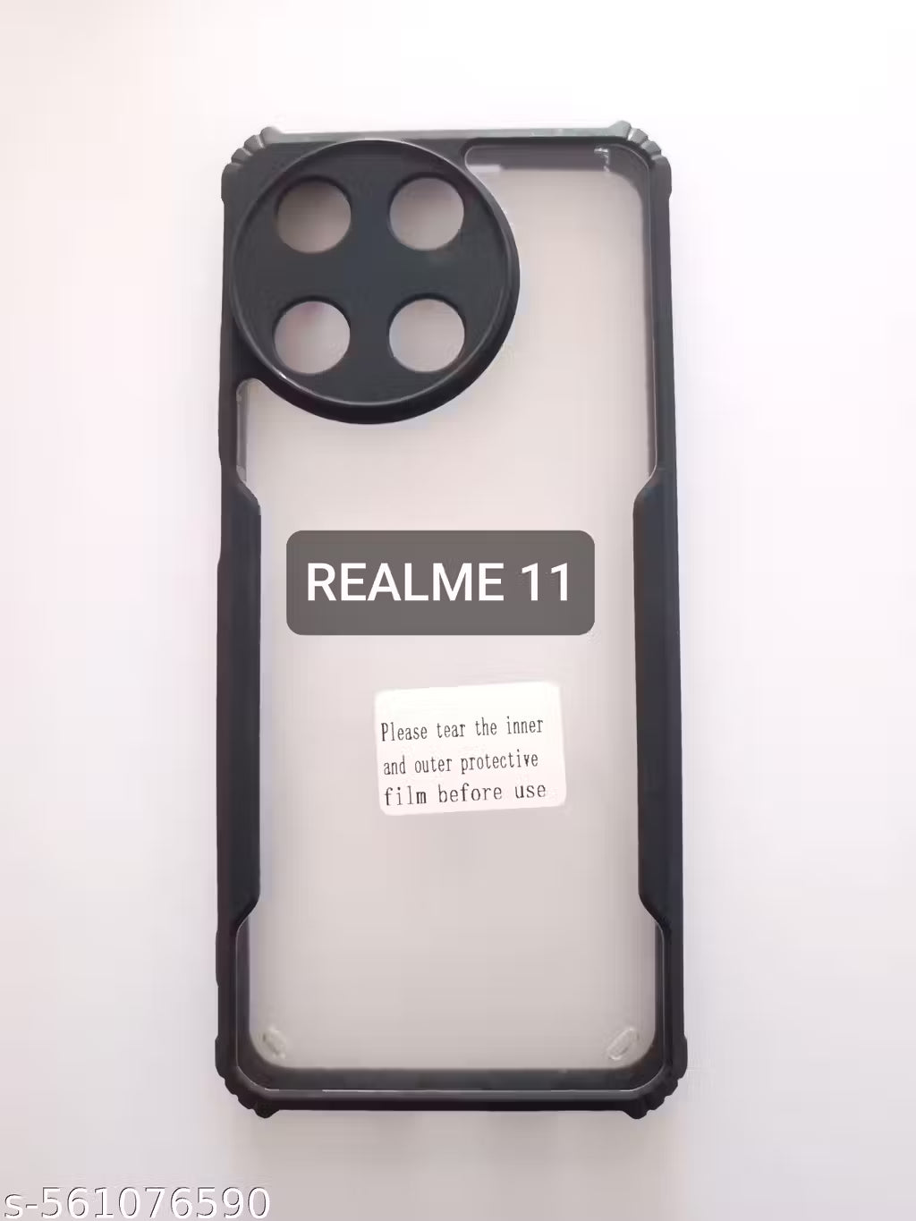Realme 11 Armor Style Transparent Back Cover